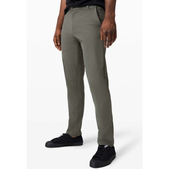 Lululemon Commission Pant Classic Warpstreme Grey Sage Men's 36 - Picture 1 of 9